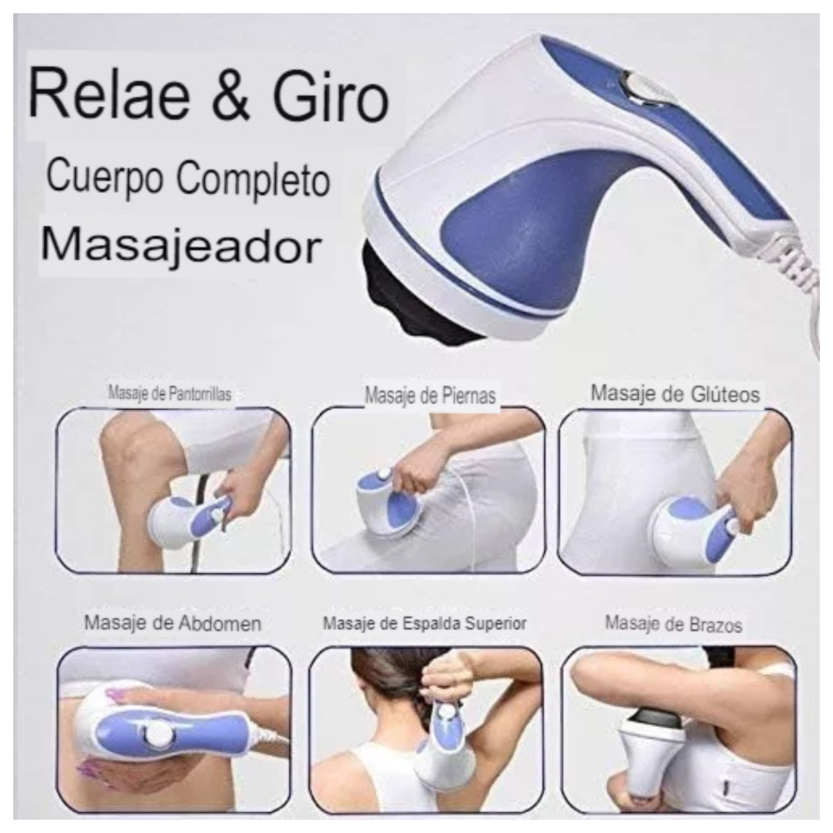 RelaxSpin Pro™ Dispositivo Anticelulítico de Masaje
