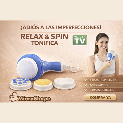 RelaxSpin Pro™ Dispositivo Anticelulítico de Masaje
