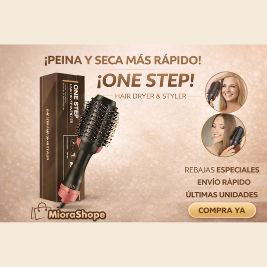 HairPro One™ Cepillo alisador 3 en 1
