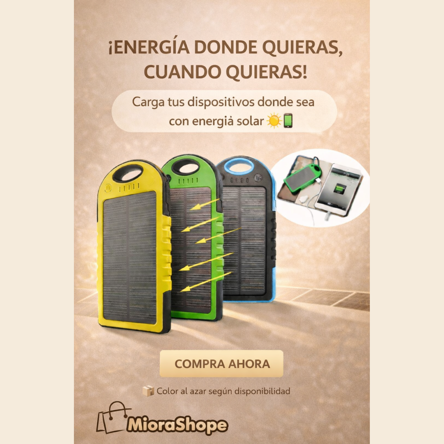 SolarPower Pro™ Cargador portátil